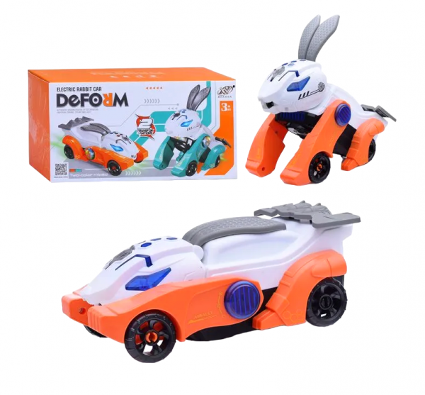 Х Игрушка свет. звук на бат. Rabbit car D168-28