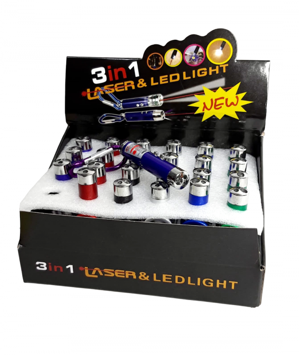 Х Lazer указка LED 3в1 2427L