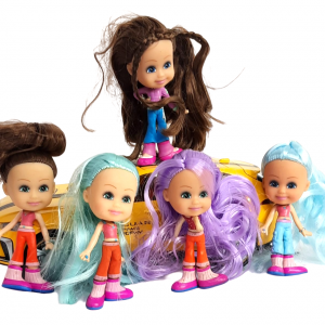 Х Кукла mini с волосами в пакете  DO-508