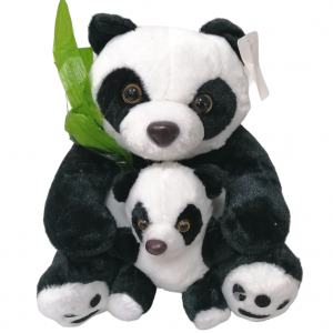 X Мягкая игрушка Панда с малышом 25 см XXA2000-84