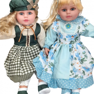 Х Мягкая игрушка Кукла в платье МИКС WW131-24