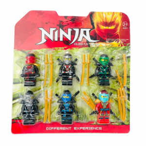 Х Набор Ninja фигурки Gold 6в1 NO.22632